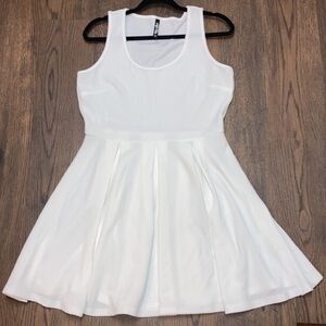 New White Mark White Sleeveless Fit and Flare Dress     Size XL